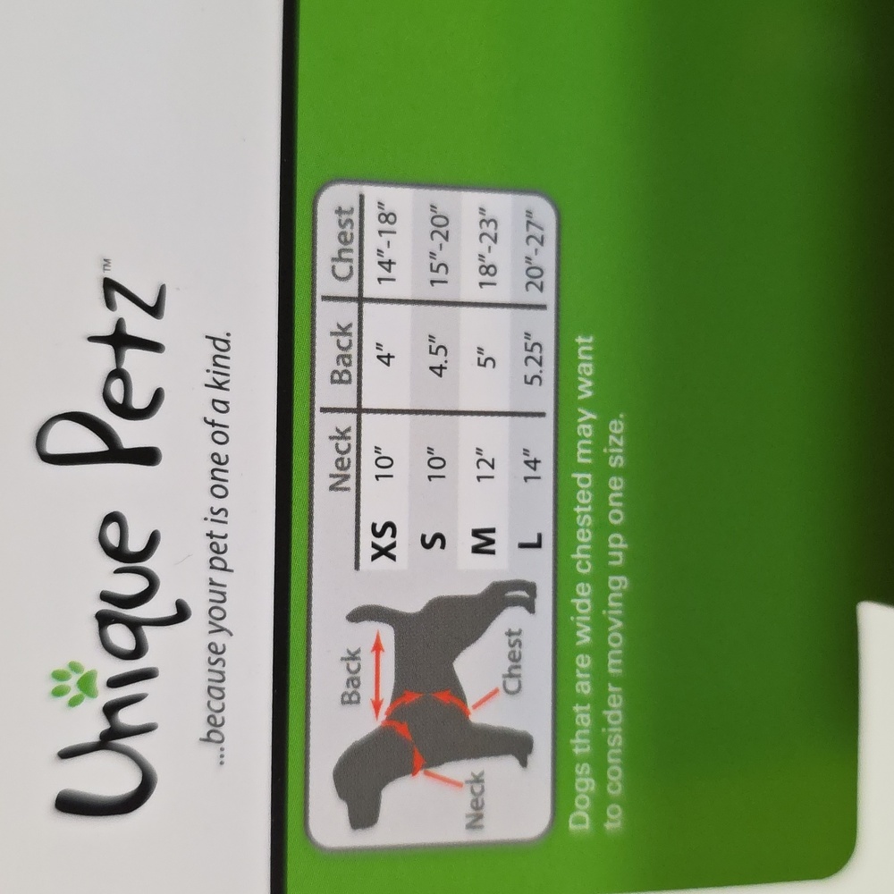 Unique Petz Pet Fashion Harness XS Breathable Mesh Liner Quick Release Straps - Picture 4 of 8